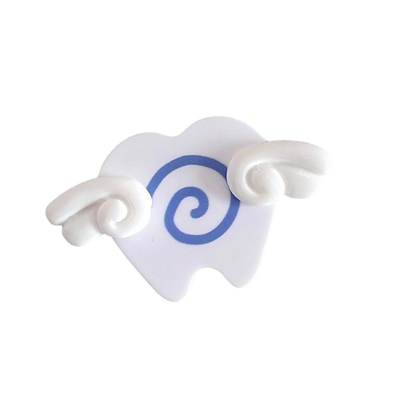 

Милый Зубик Ангел Крылатый Зажим для Волос Модный Акриловый Аксессуар для Волос Заколка Для Женщин Девочек и Подростков светло-синий