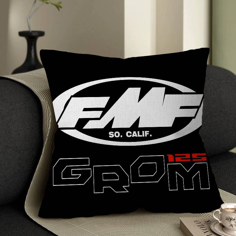 Fmf Racing Logo Pillow Gift Home Office Decoration Bedroom Sofa Car Cushion Cover Case 45X45