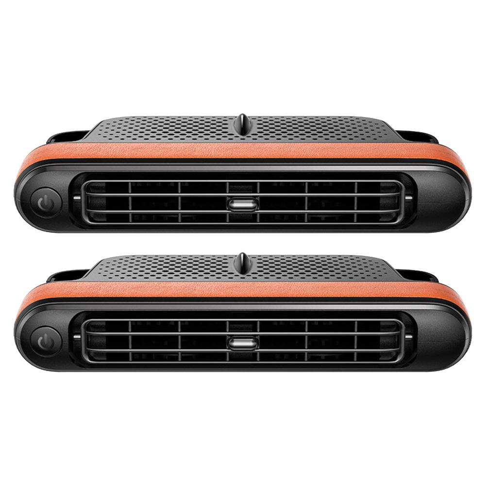 2Pcs Portable Car Seat Fan Electric Car Headrest Cooling Air Fan Car Mounted Seat Back Cooling Fan for SUV RV Truck Sedan