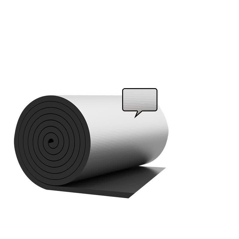 Woshangyu Self-Adhesive Black Checkered Aluminum Insulation Sheet