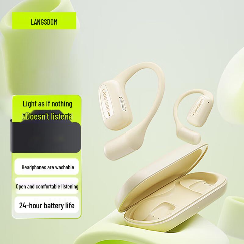 Lanston AirFit Washable Open-Ear Sport Earbuds
