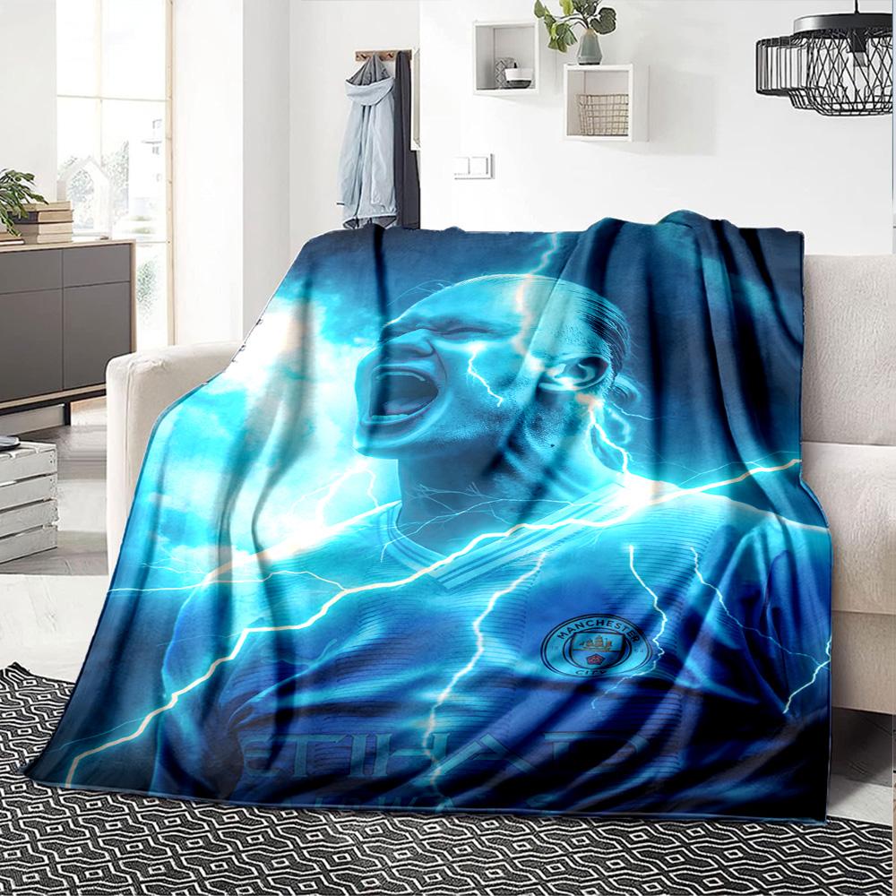 Haaland Blanket Soft Warm Cozy Perfect for Office Seaside Sofa Four Seasons Multipurpose Warmthful Decor Perfect Gift for Relatives and Friends