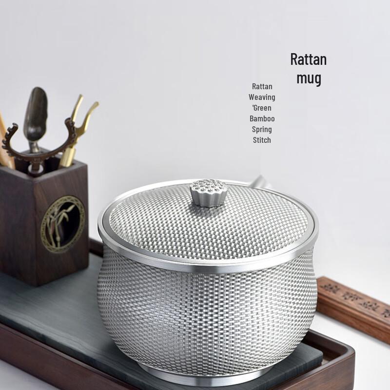 

Classic Bamboo Weave Tin Tea Caddy 2280ml