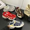New product hot sale autumn new retro dad shoes platform mesh casual sneakers 5657