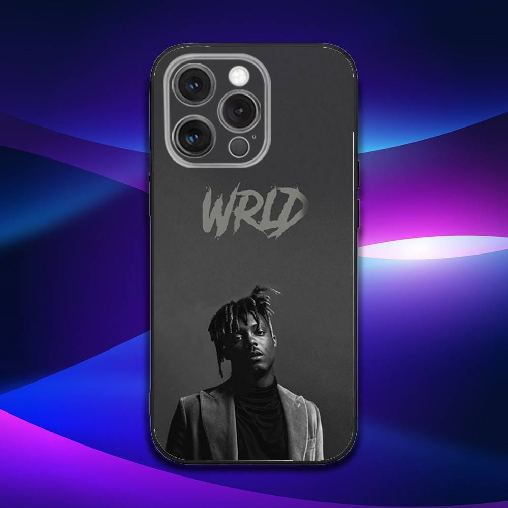 Rapper 999 J-Juice W-WRLD Phone Case For iPhone 16e,16,15,14,13,12,11,Pro,X,XS,Max,XR,Plus,Mini Soft Black Cover