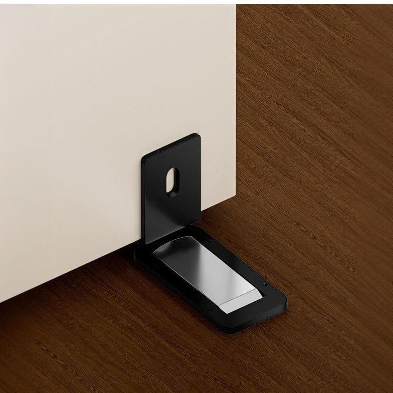 Invisible Magnetic Door Stopper Self Adhesive No Drilling Anti-Collision Door Catch for Kids Room Bathroom Living Room