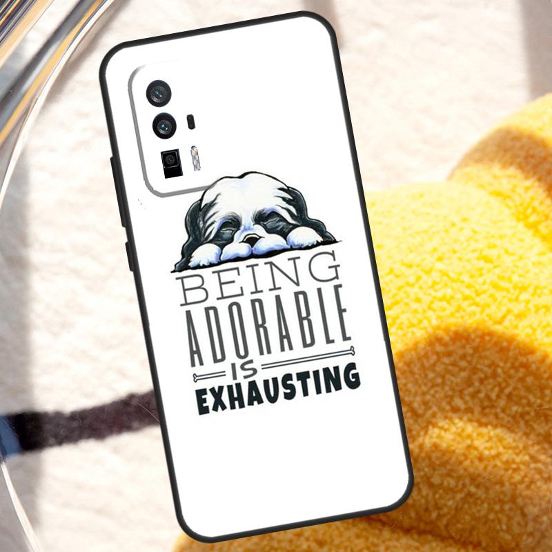 Cartoon Shih Tzu Dog Case For POCO X6 M6 X3 Pro X5 F3 F5 M5s Xiaomi 13 14 Ultra 12 Lite 11T 12T 13T Pro Cover