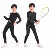 New Kids' Slim Fit Base Layer for Basketball & Football - Quick-Dry Sports Wear for Autumn/Winter Training