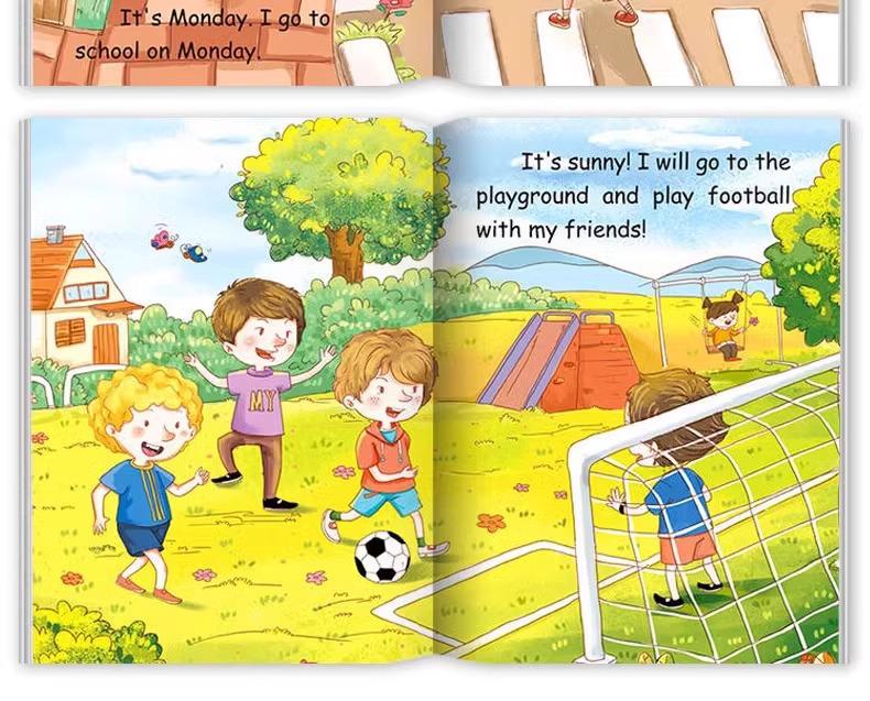 Complete Set of 12 Preschool English Reading Books for Ages 3-6: Early Childhood Education and Enlightenment Picture Books