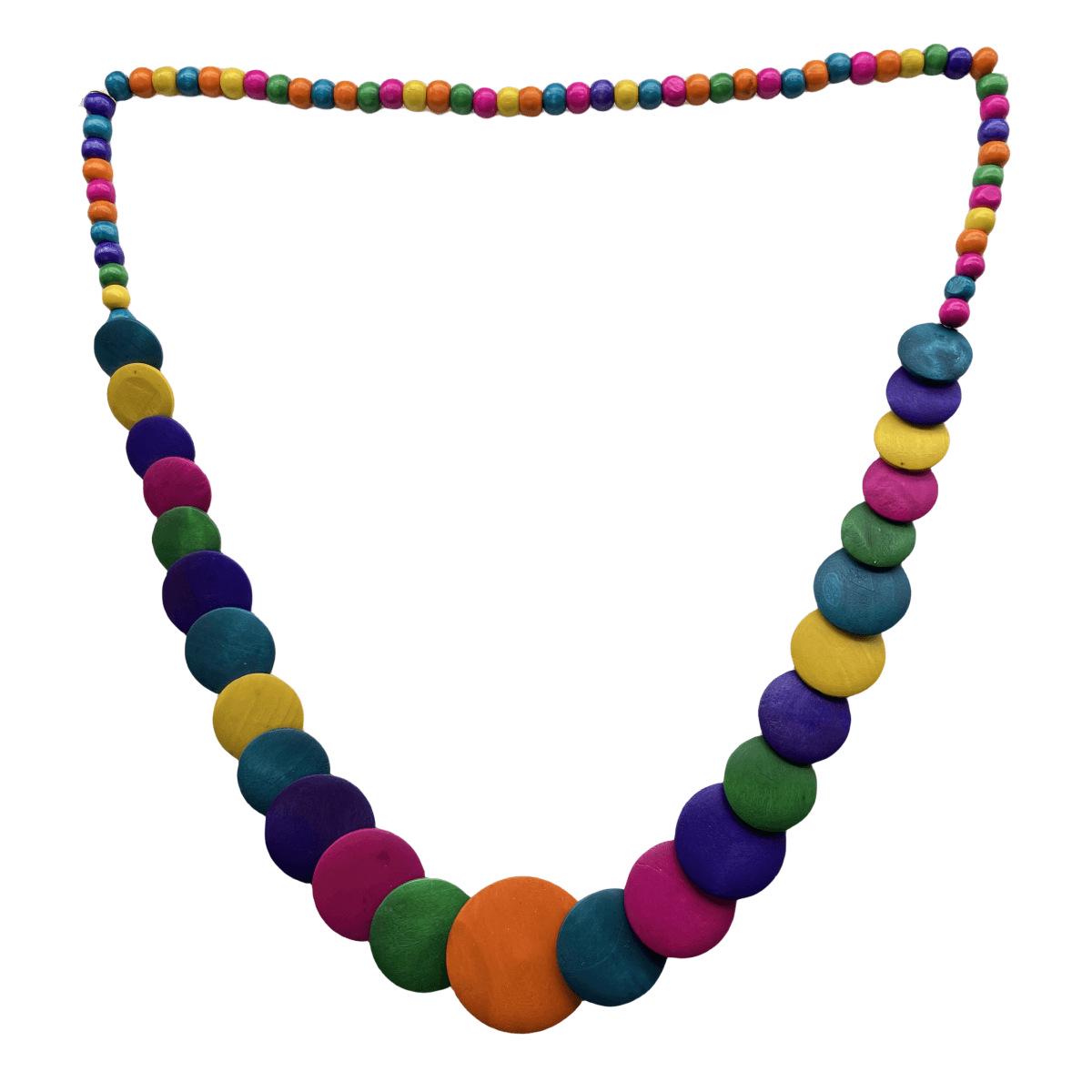 Bohemian Retro African-Style Wooden Necklace