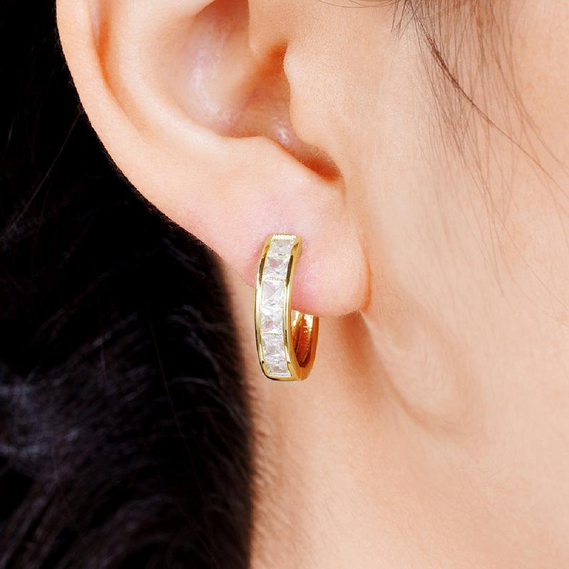Versatile Light Luxury Ear Hoops: High-End, Classic, Simple Circle Earrings