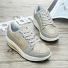 35-42 Women's Plus Size Fashionable Thick Sole Height Increasing Sports and Leisure Shoes Rocking Shoes