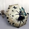 1pc Fairy Butterfly Automatic Open/Close Umbrella Compact Folding Umbrella, All-Season Portable Umbrella for Women/Men130