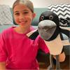 Maggie And Steve Plush Toy Soft Magpie Bird Hand Puppet Children Gifts Doll