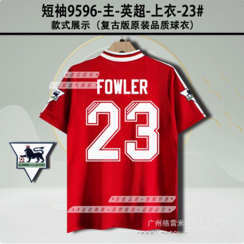 05060607LFC jersey home Gerard Torres Alonso Carragher short-sleeved retro football jersey