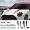 Adesivos de Vinil para Capô e Porta-Malas de Carro Para Mini Cooper F56 F60 F55 F54 R56 R60 F65 F66 U25 J01 Countryman Acessórios para Carro