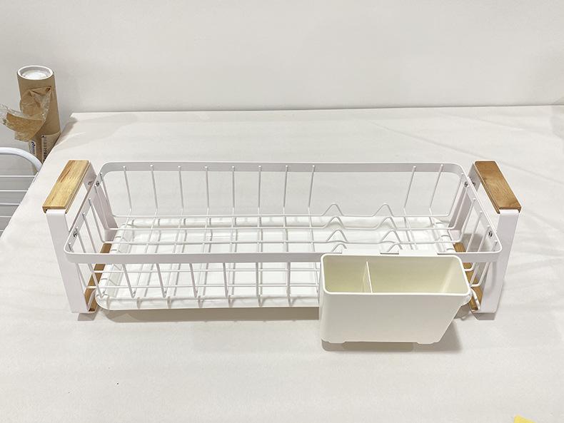 Multifunctional Kitchen Dish Rack for Plates, Bowls, and Cutlery - Ideal for Sink or Countertop Storage and Organization