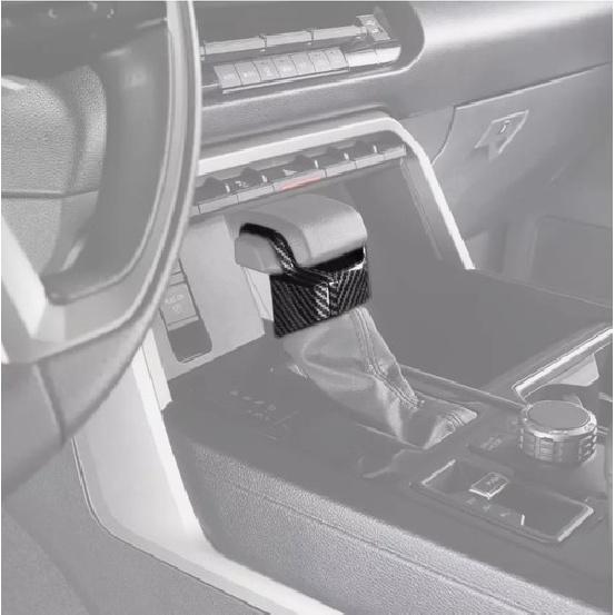 For Toyota Tacoma 2024-2025 Carbon Fiber Interior Gear Shifter Knob Cover Trim3*