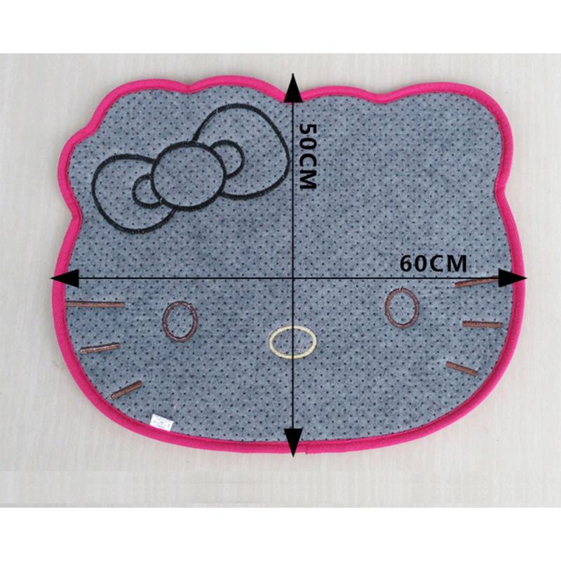 Cartoon-Tierform Saugfähige Plüschoberfläche Bodenmatte für Badezimmer