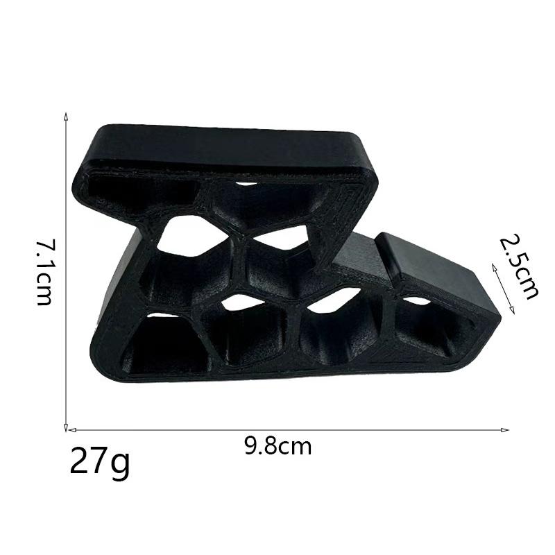 Window/Balcony Door Stopper with Track Lock Heavy Duty Door Stops Non-Slip Door Wedge Wall Protector Easy Installation/Removal