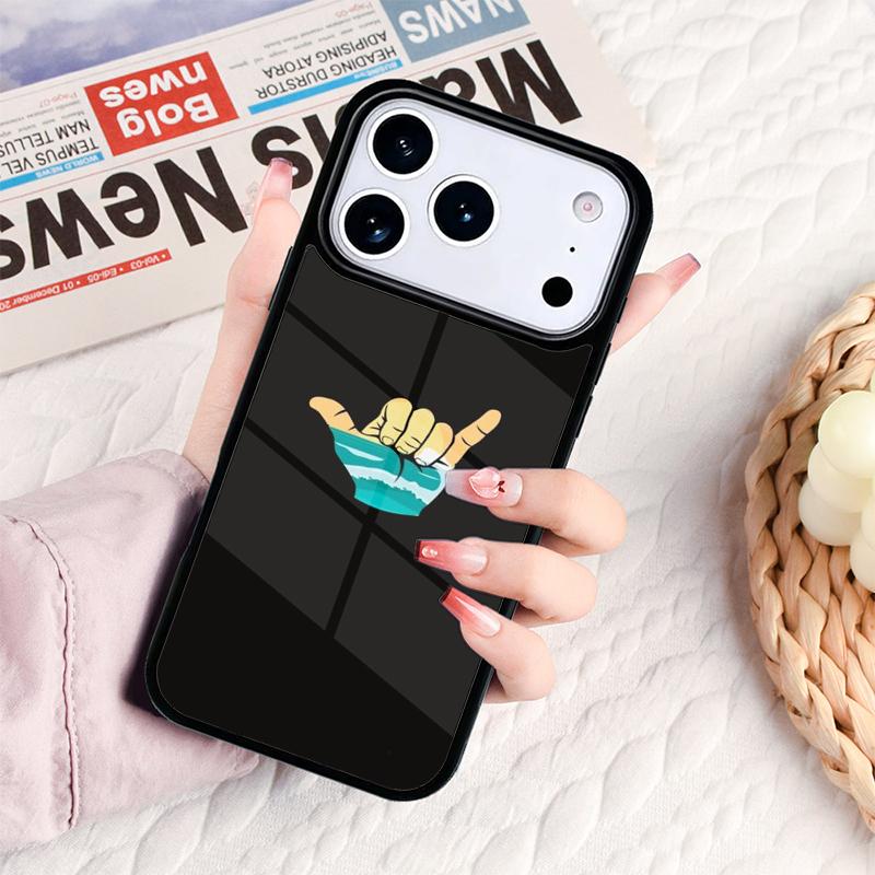 Shaka Surf Hang loose Phone Case For IPhone 17 16e 15 14 13 12 11 Pro Max Air Mini Soft Protective Cover iPhone 16