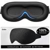 100% Light Blocking Sleeping Eye Mask for Men and Women, Zero Pressure Sleeping Eye Mask - Ergonomic Design 3D Hollow Eye Mask, Convenient for E