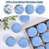 12Pcs 8cm Wine Red Christmas Ball Ornaments Christmas Tree Party Decoration New Christmas Spheres Pendant Decorations