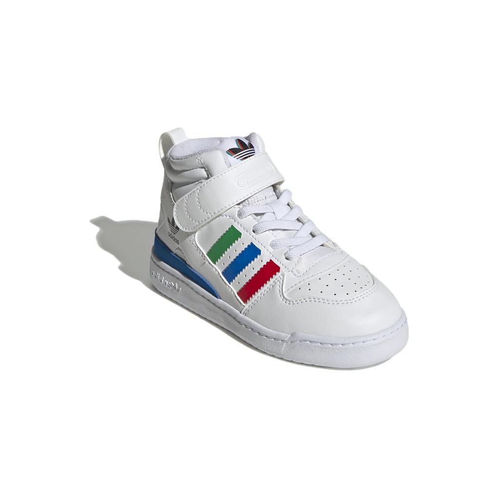 Adidas Disney X Originals Forum Mid 360 Casual Mid-Top Kids Skate Shoes Kids Sneakers White Blue GY9164