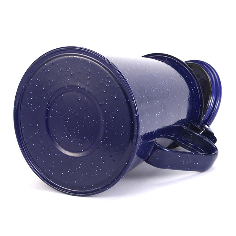 

ABJI-2X 1.2L Enamel Coffee Pot Hand Tea Water Kettle Teapot Vintage Home Decor Starry Sky Blue Teapot Cafe Tools синий