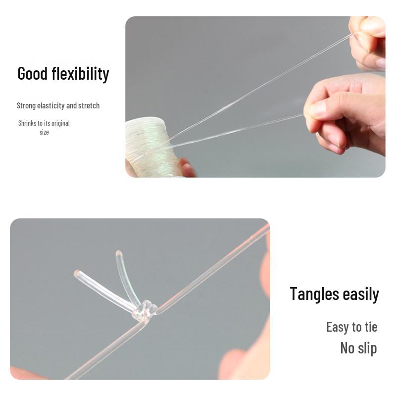 Durable Crystal Elastic Bracelet String with Rubber Band