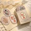 DIY Floral Sticker Set for Journaling Scrapbook Decor and Personalized Notebook Design with 45 Flower Pieces