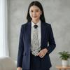 Korean Style Full Pearls Tie Black Decoration Shirt Tie Hand-beaded Long Necktie  Performance