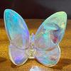 Ali di farfalla Crystal Papillon che svolazzano Vetro Farfalla Portafortuna Ornamenti Decorazione Casa Artigianato Accessori Regalo di Compleanno