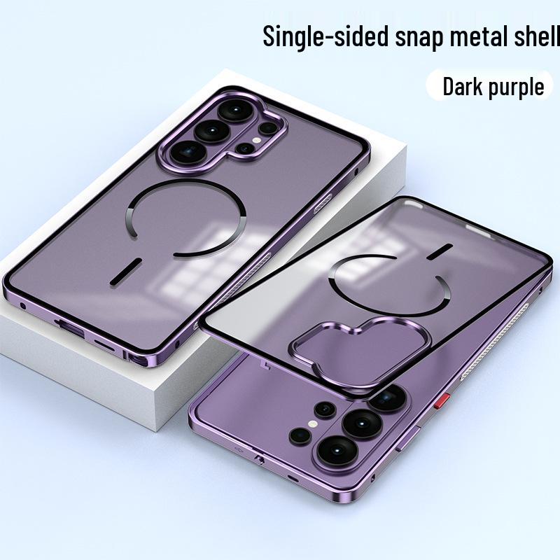 Aluminum Alloy Magnetic Phone Case with Buckle for Samsung S26 Ultra/Plus Samsung S26