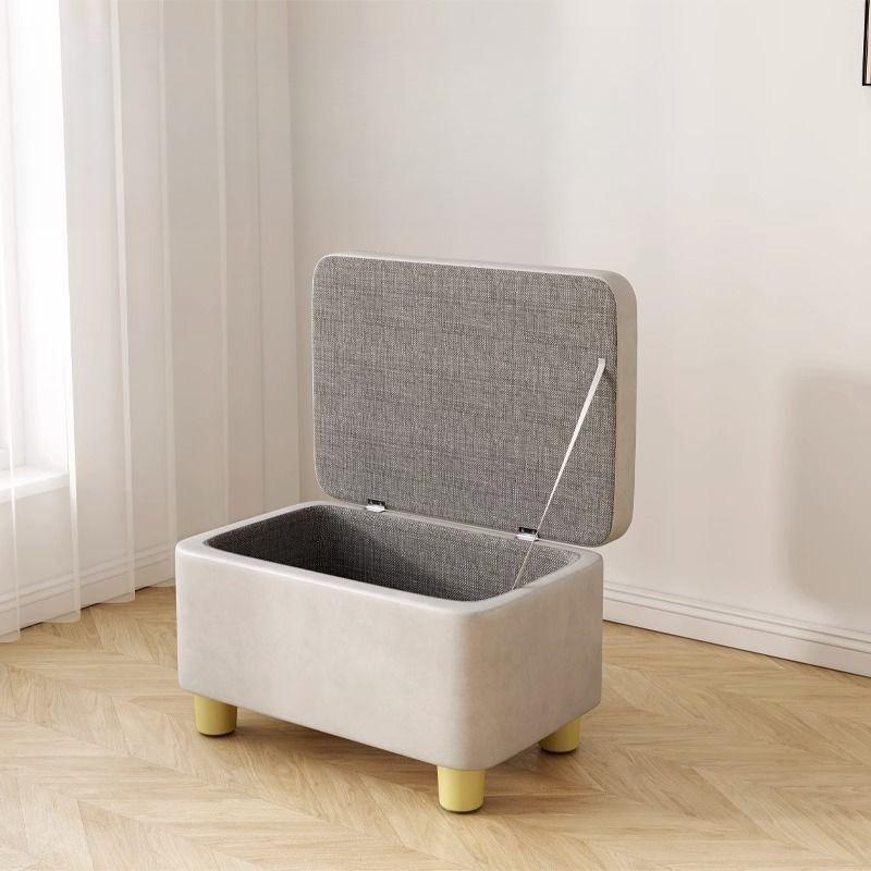 Creative Jelly Bean Stool Household Leather Ottoman Living Room Sofa Pedal Modern Doorway Shoe Stool Stylish Footrest