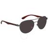 Calvin Klein Grey Pilot Ladies Sunglasses Ck19313s 008 55