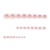 French-Style White Toe Nail Tips with Silver Glitter - Wearable and Trendy