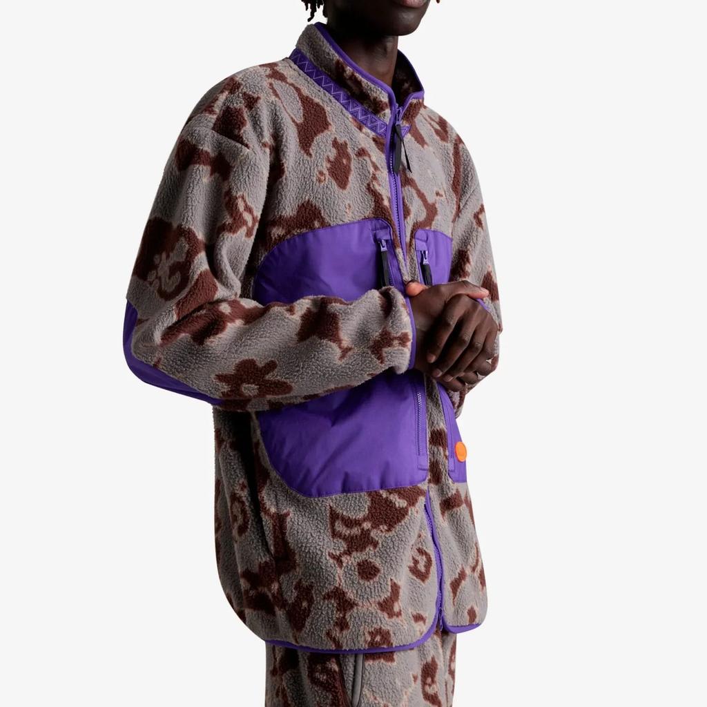 Puma X Perks And Mini Co-Branded Color Block Pocket Letter Patch Zip-Up Collar Long Sleeve Cotton Jacket Men Jackets Multicolor 536002-87