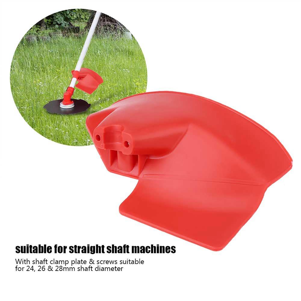 Red Trimmer Protective Cover Plastic Blade Guard Durable Lawn Mower Guard