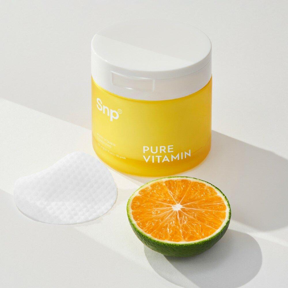 SNP Pure Vitamin Toner Pad 60p