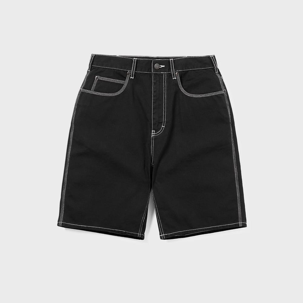 

Thisisneverthat Contrast Stitch Short Black XL
