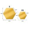 3D Hexagon Mirror Wall Stickers DIY Wall Mirrors Sticker Removable Self Adhesive Aesthetic Mosaic Tiles Decals Home Decoration