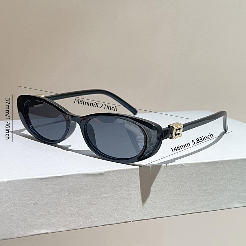 KAMMPT Vintage Oval Sunglasses Women Stylish Cute Outdoor Casual Shades 2026 New in Trendy Luxury Brand Design Decor Sun Glasses