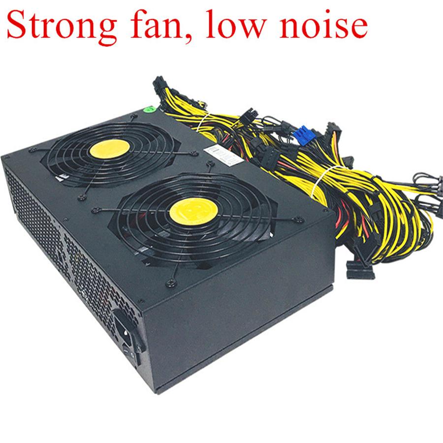 3450W ATX PSU Power Supply Bitcoin Miners psu PC Power Supply 90% High Efficiency 180-240V pico psu For BTC ETC Power Mining