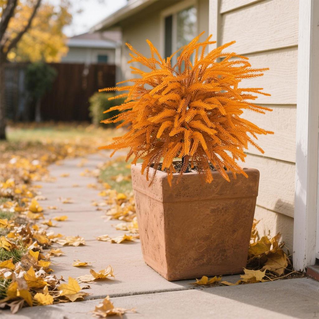 Artificial Topiary Thanksgiving Fall Decoration Outside Decorative Branches for Lawn