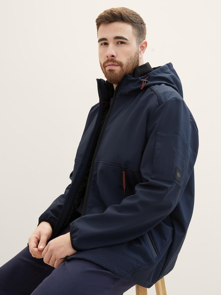 Демисезонная куртка Tom Tailor Plus - Softshell Jacke (1041095) sky captain blue