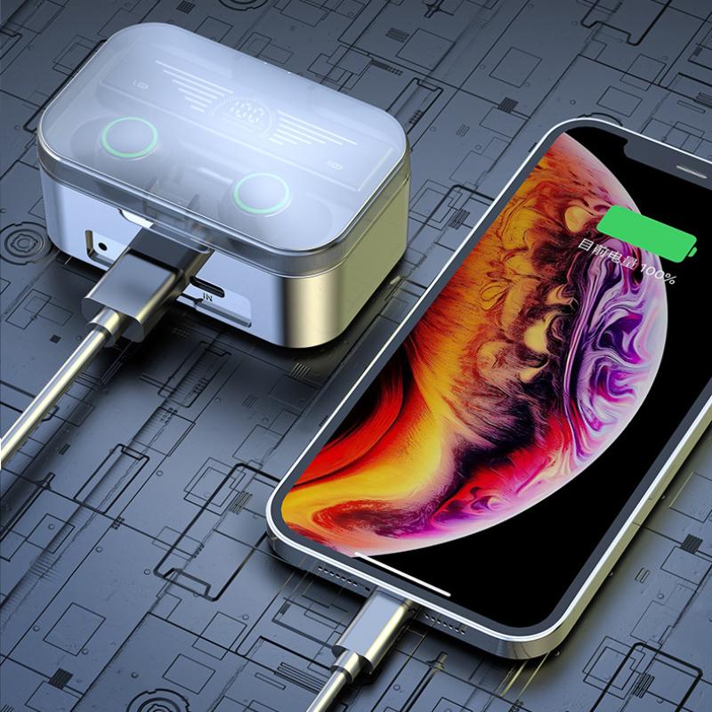 Das neue Bluetooth-Headset mit großem Bildschirm ist als In-Ear-Bluetooth-Headset zum Aufladen von Mobiltelefonen erhältlich