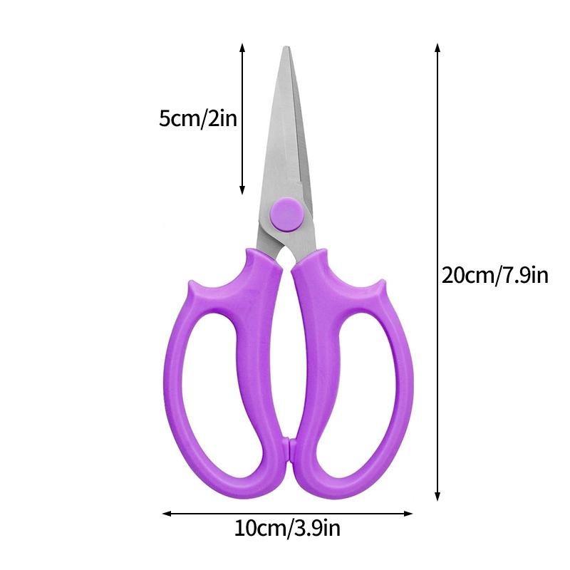 Gardening Scissors Florists Professional Flower Arranging Shears Multifunctional Household Pointed Scissors Plant Pruning Tools
