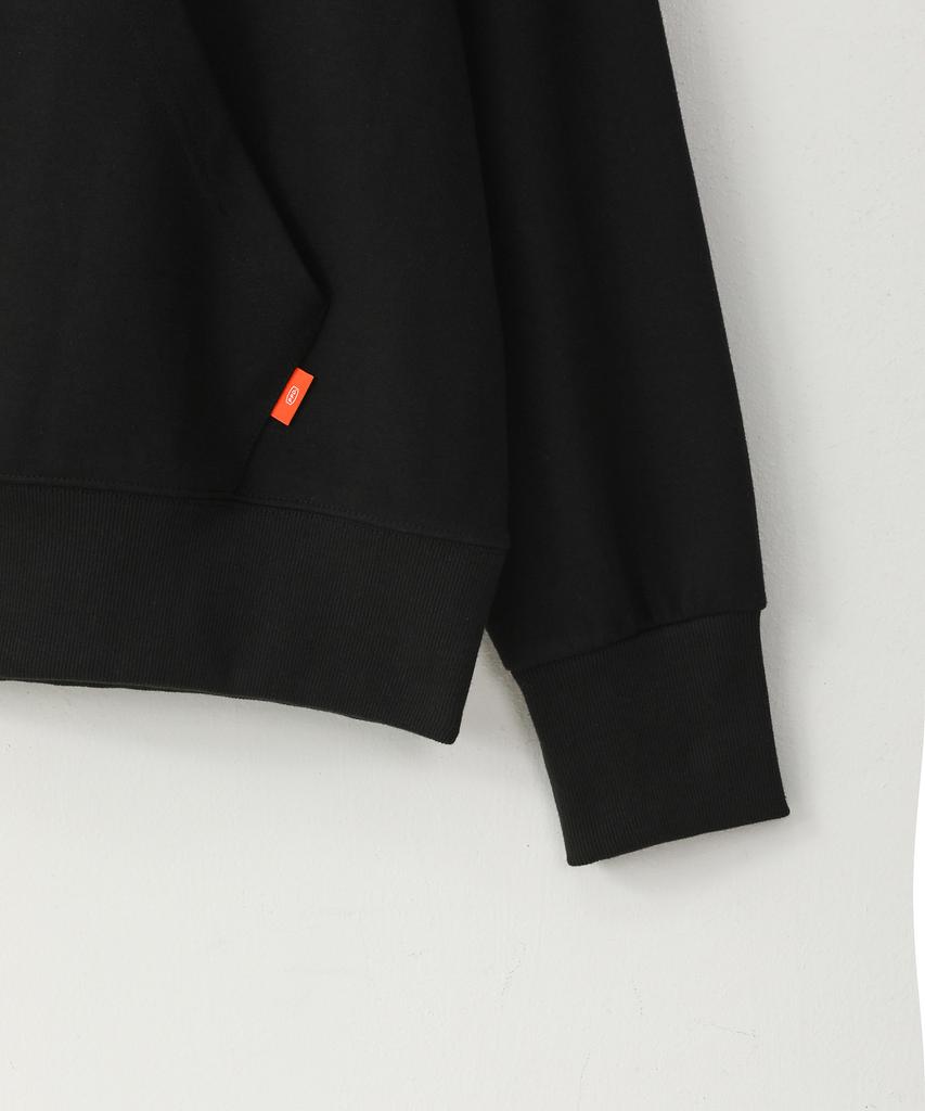 PUFF PUFF DEPT Ppd Grunge Crop Hoodie Black