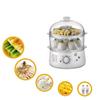 2.5L 50HZ 650W Multifunctional Timing Electric Boilers 2-Layer Rapid Egg Cooker Steamer Egg Electric Steamer